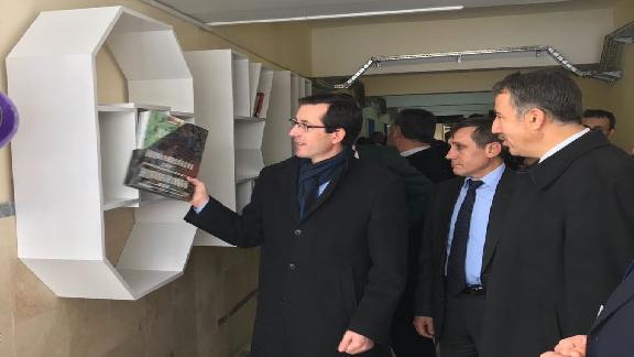 Mehmet Çakmak Anadolu Lisesi Kütüphane Açılışı